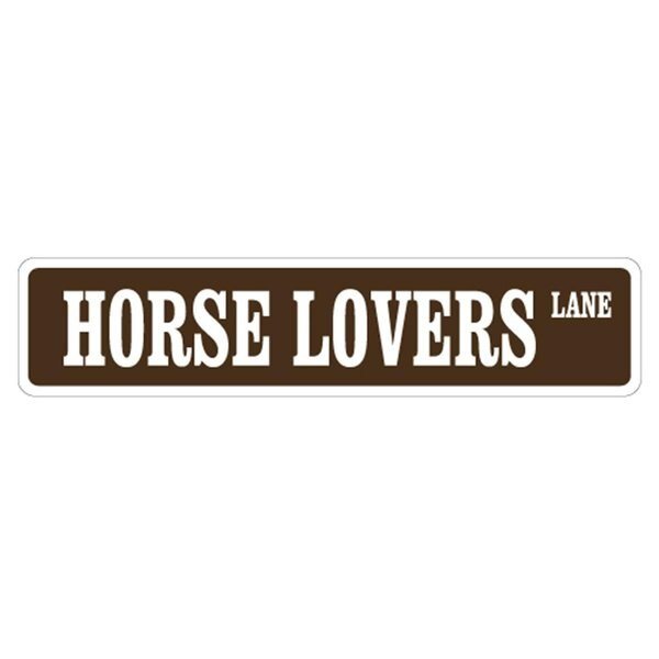 1.5 x 7 in. Horse Lover Street Decal - Country Farm Cowboy Ranch Riding, Signmission, Mfr#: D-7-SS-HORSELOVER